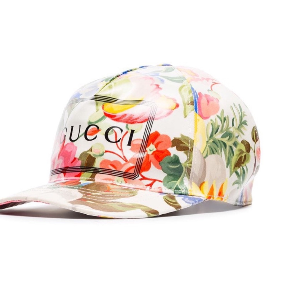 GUCCI Canvas floral baseball hat